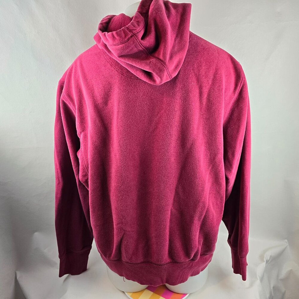 Nike Sweatshirt Mens Large Red Hoodie Sportswear Athletisure Swoosh Casual Sport - Picture 8 of 12